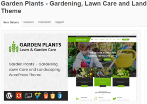 Garden services WordPress themes