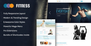 Best fitness WordPress themes 5