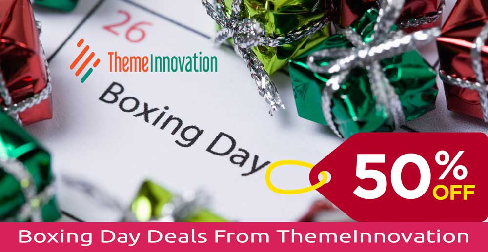 Boxing Day Deals From ThemeInnovation